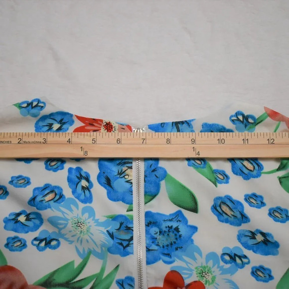 ASOS Floral Dress Sz 8 Mini Pleated Skirt Whimsigoth Party Boho Artsy - Picture 12 of 12